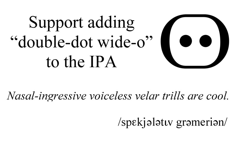 Support adding 'double-dot wide-o' to the IPA.